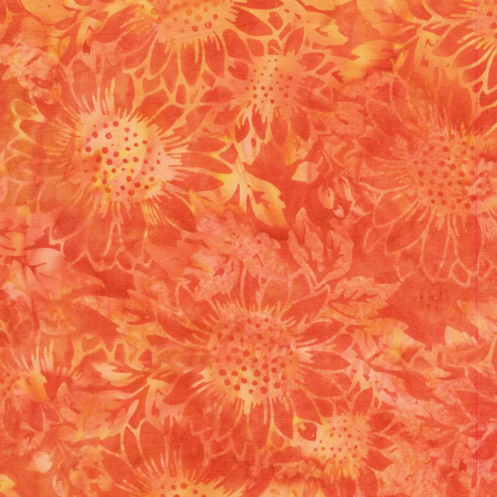 122538282 / Large Sunflowers Orange Vermillion
