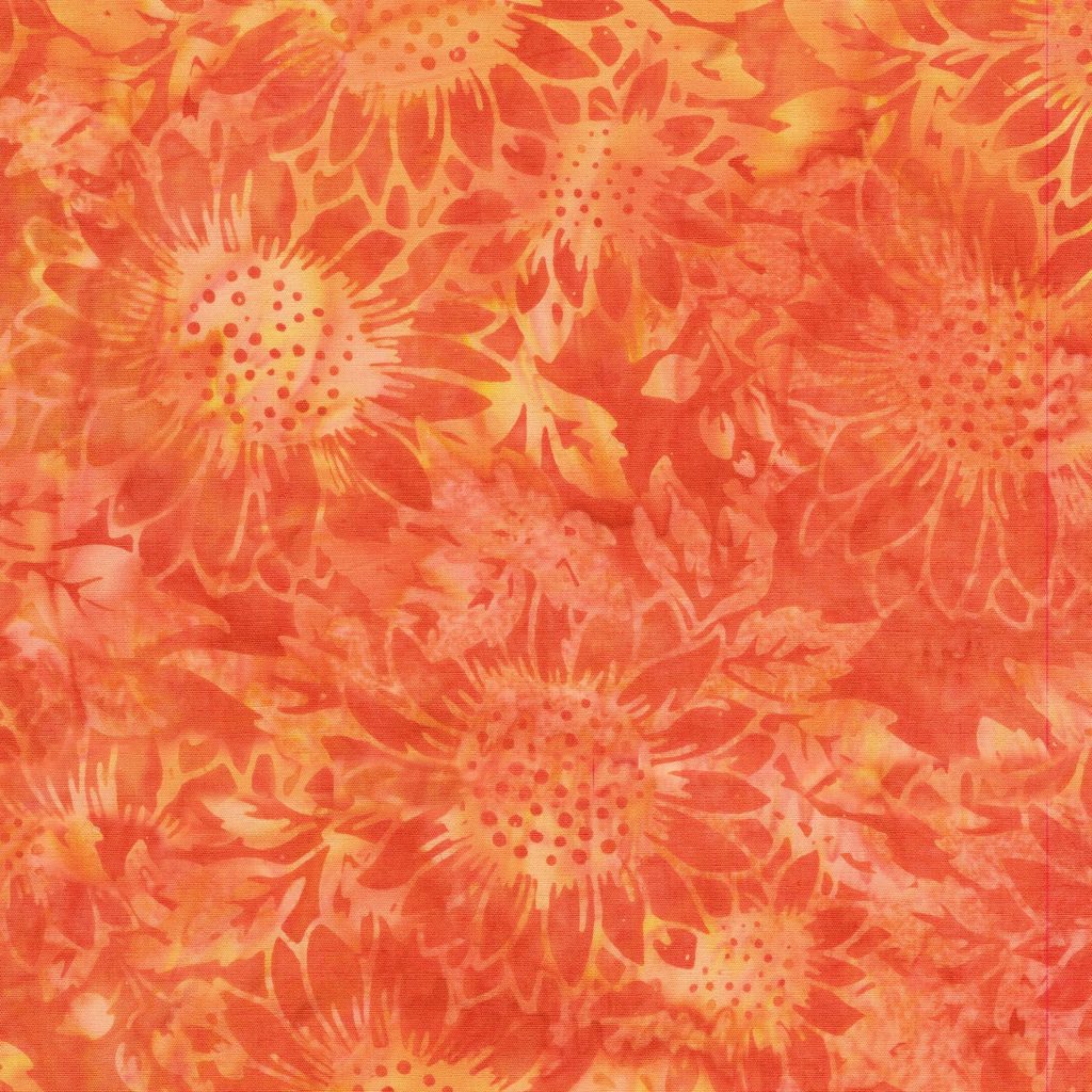 122538282 / Large Sunflowers Orange Vermillion