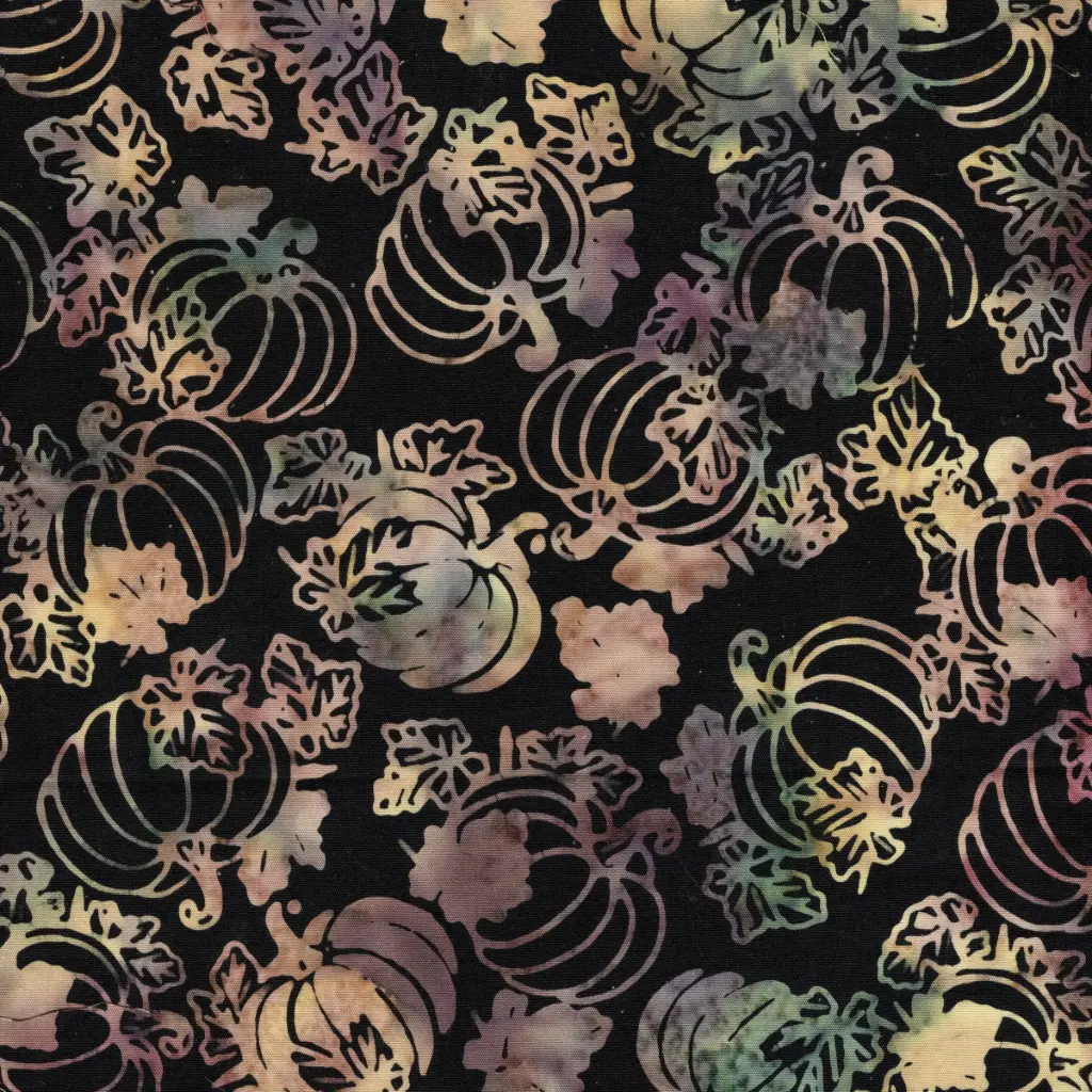 122541795 / Tossed Pumpkins Black