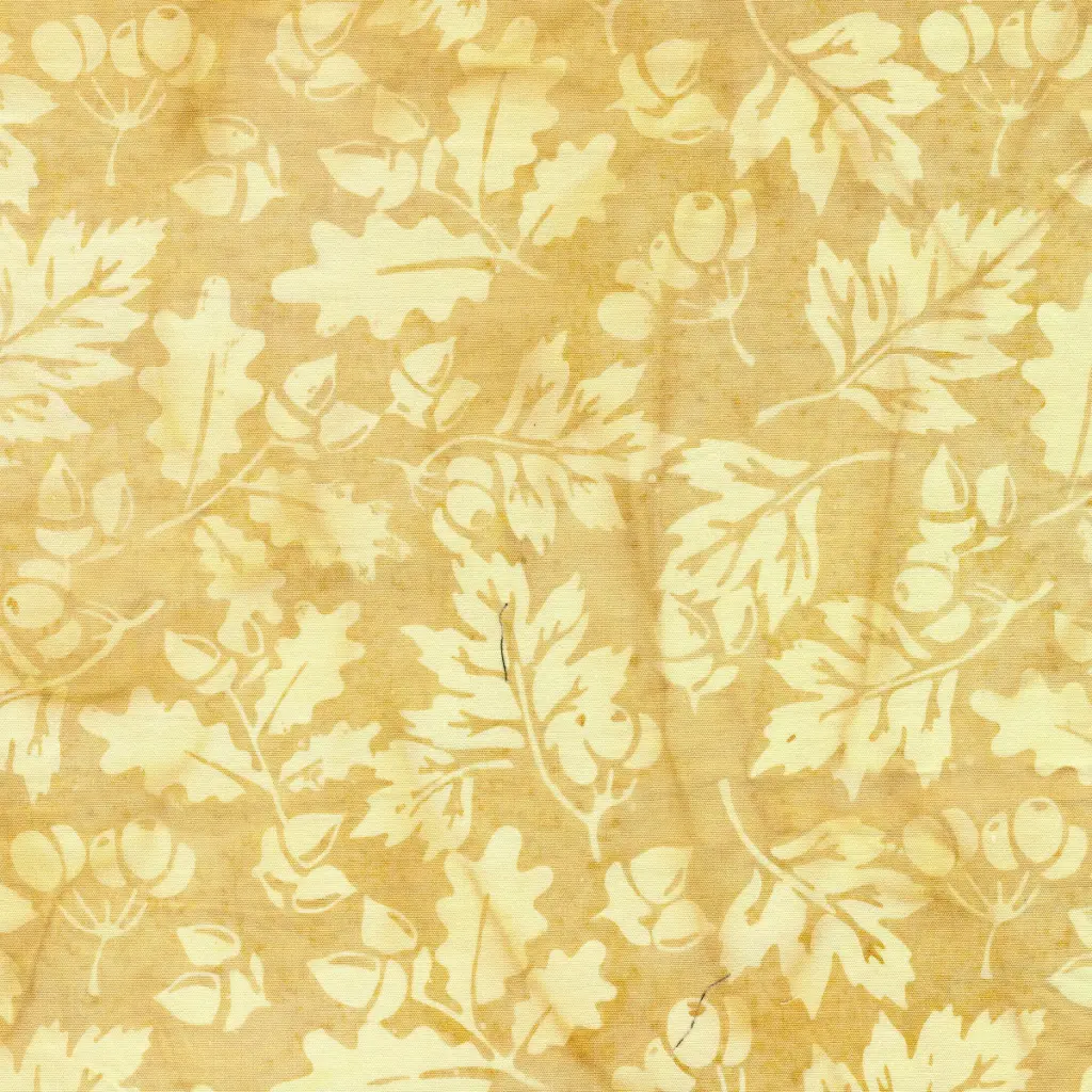 [122542250] 122542250 / Acorns and Leaves Orange Cantaloupe