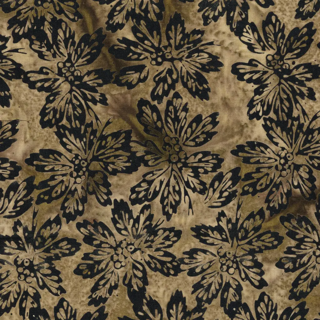 [122544083] 122544083 / Leaves and Berry Clusters Brown Java