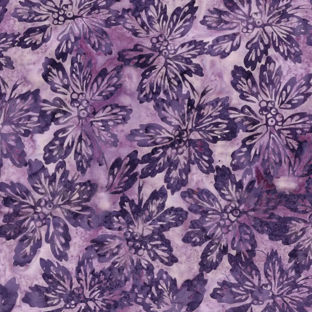 122544425 / Leaves and Berry Clusters Purple Heather