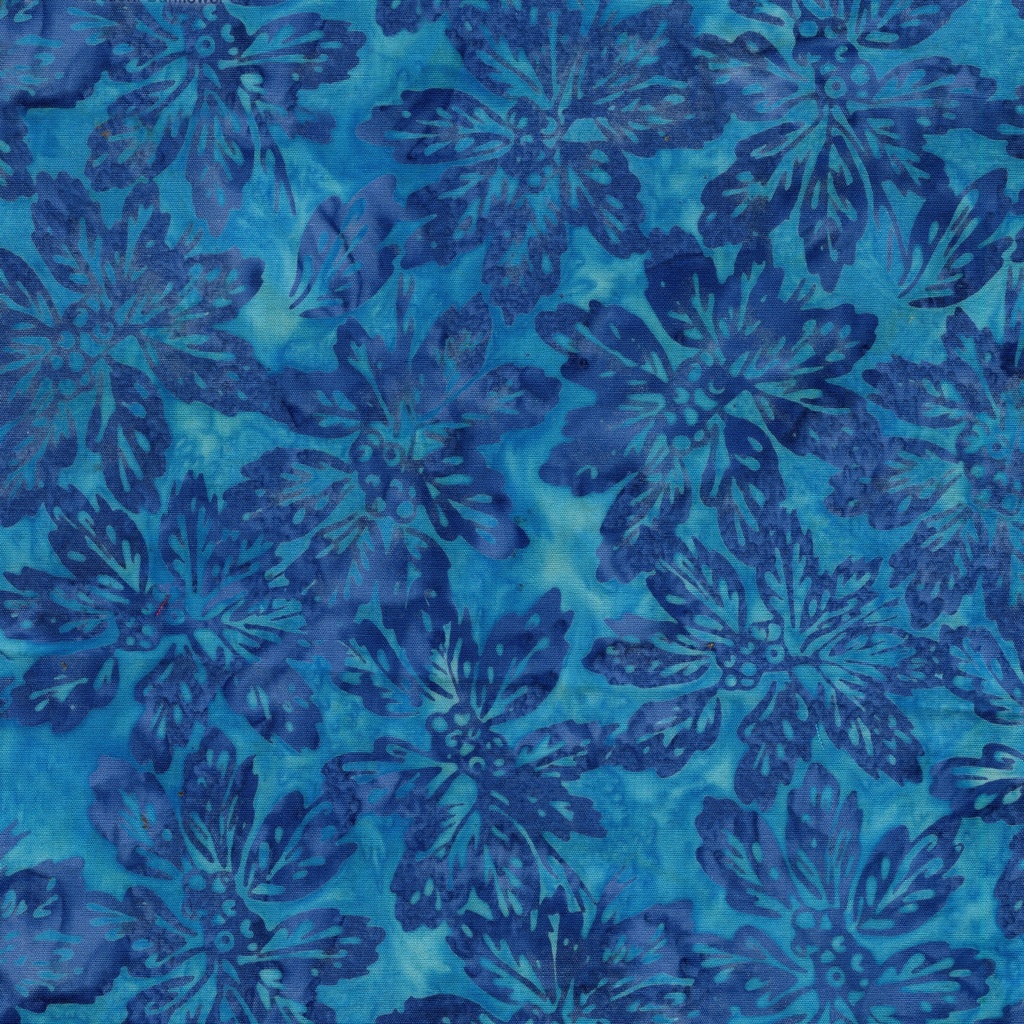 122544955 / Leaves and Berry Clusters Teal Aruba