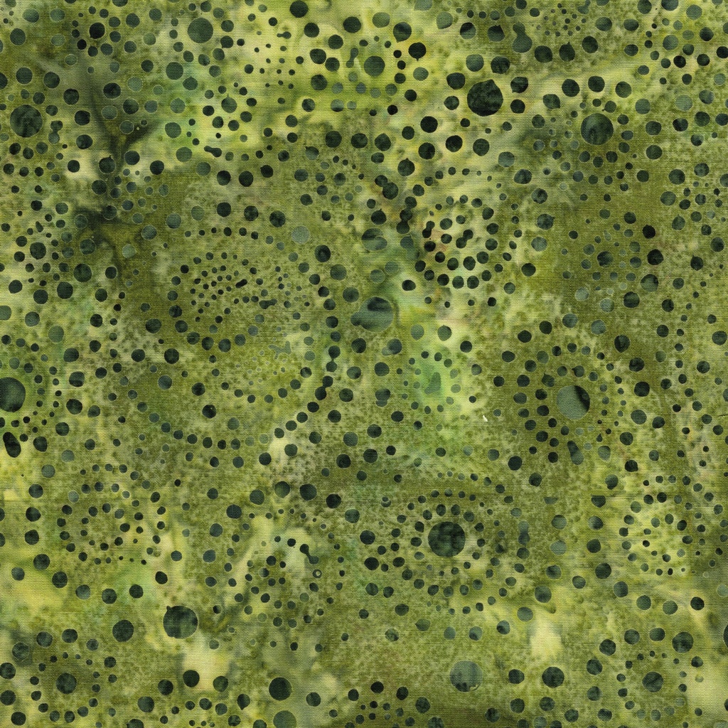 122556633 / Dots and Swirls Green Apple