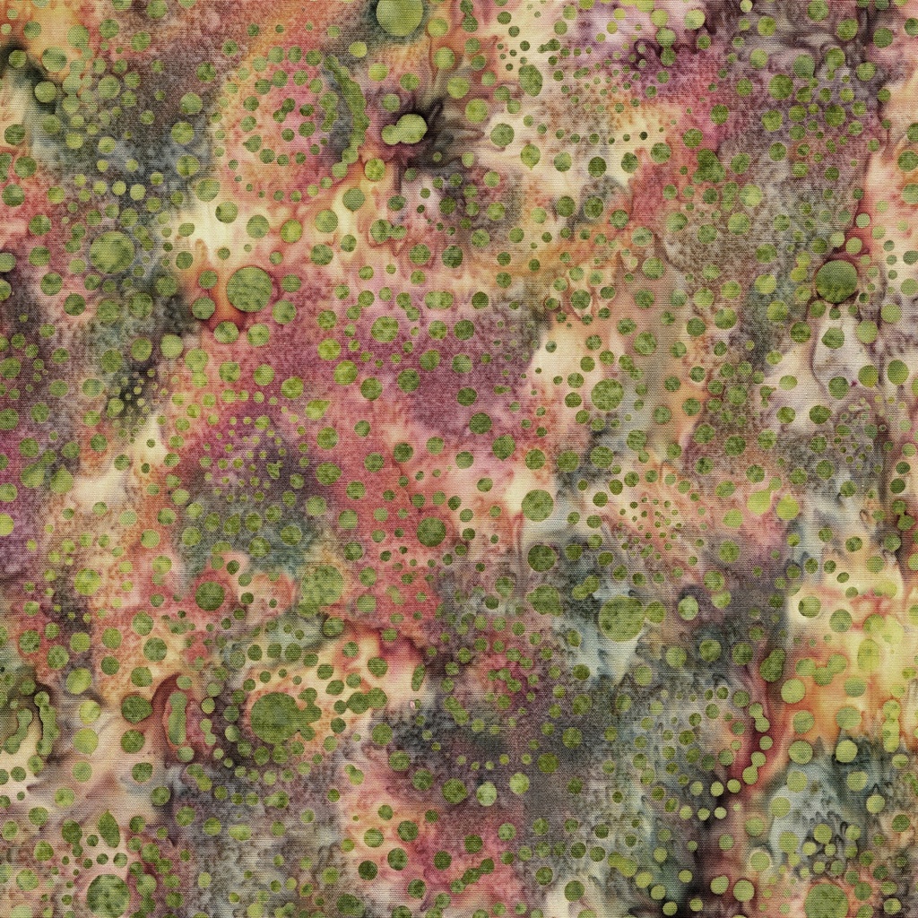 [122556822] 122556822 / Dots and Swirls Multi Green Gold Magenta