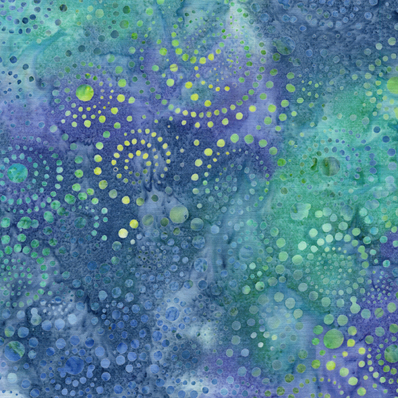 [122556879] 122556879 / Dots and Swirls Multi Teal Purple