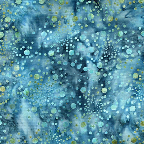 122557530 / Starburst Dots Blue Wave