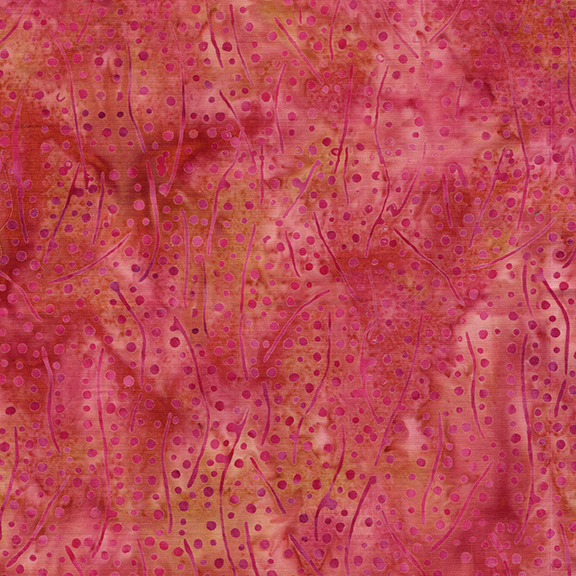 122558810 / Dots and Lines Multi Pink Orange Sunset