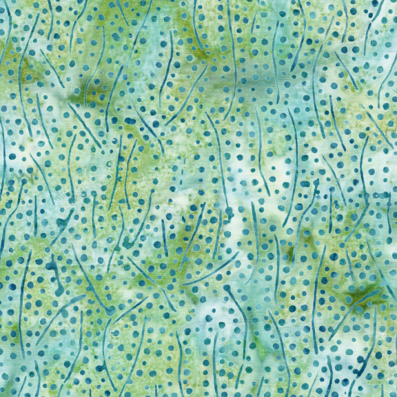 [122558965] 122558965 / Dots and Lines Teal Chameleon