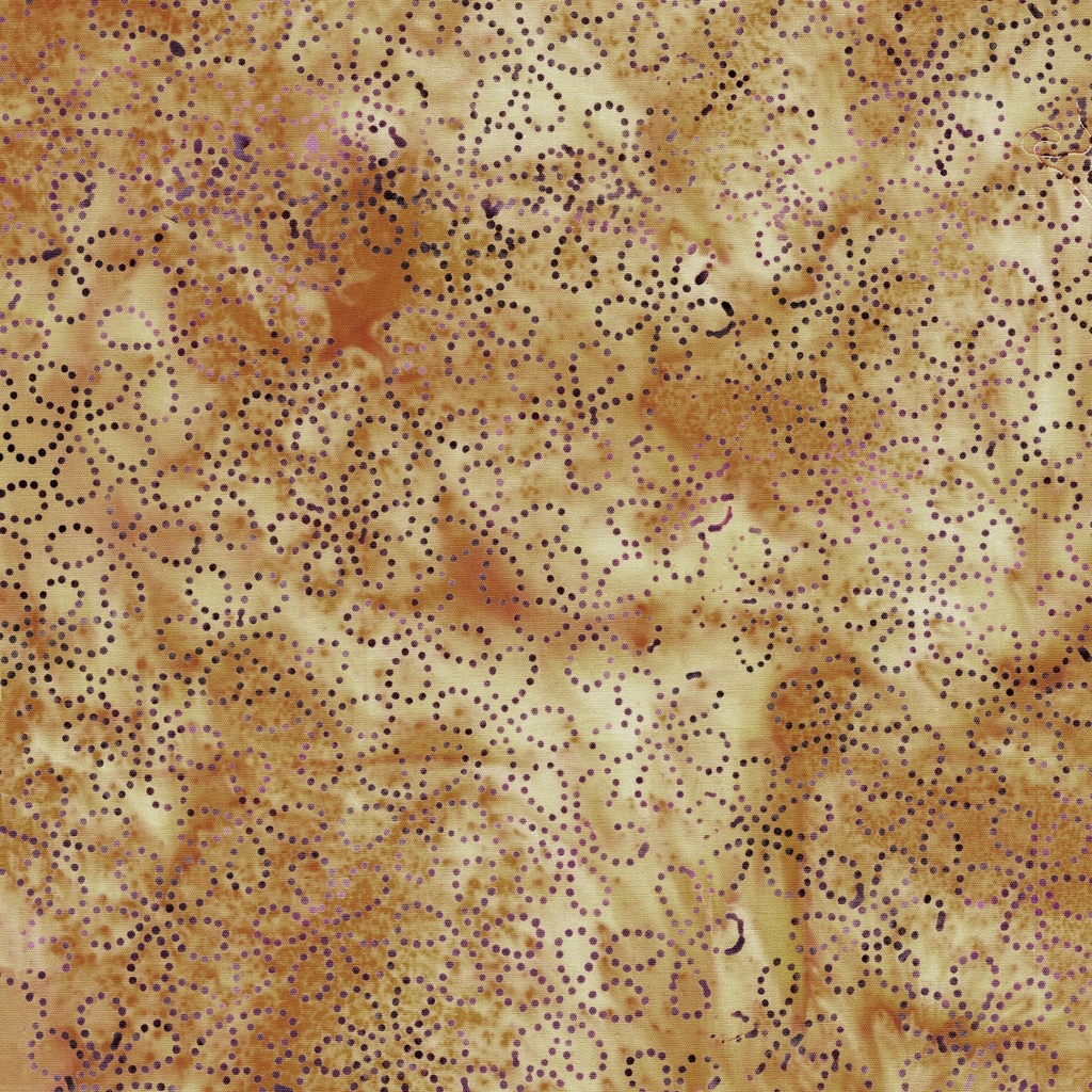 122562056 / Floral Dots Brown Tan