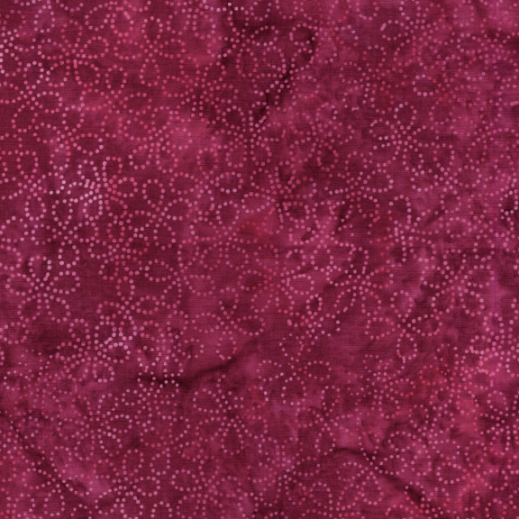 122562375 / Floral Dots Red Cranberry