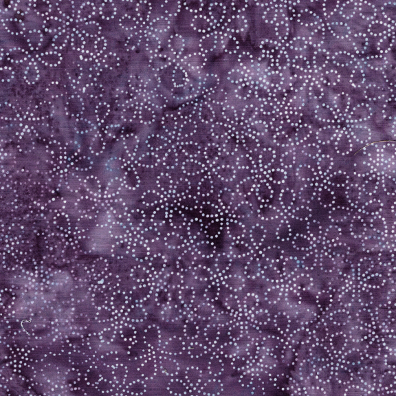 [122562425] 122562425 / Floral Dots Purple Heather