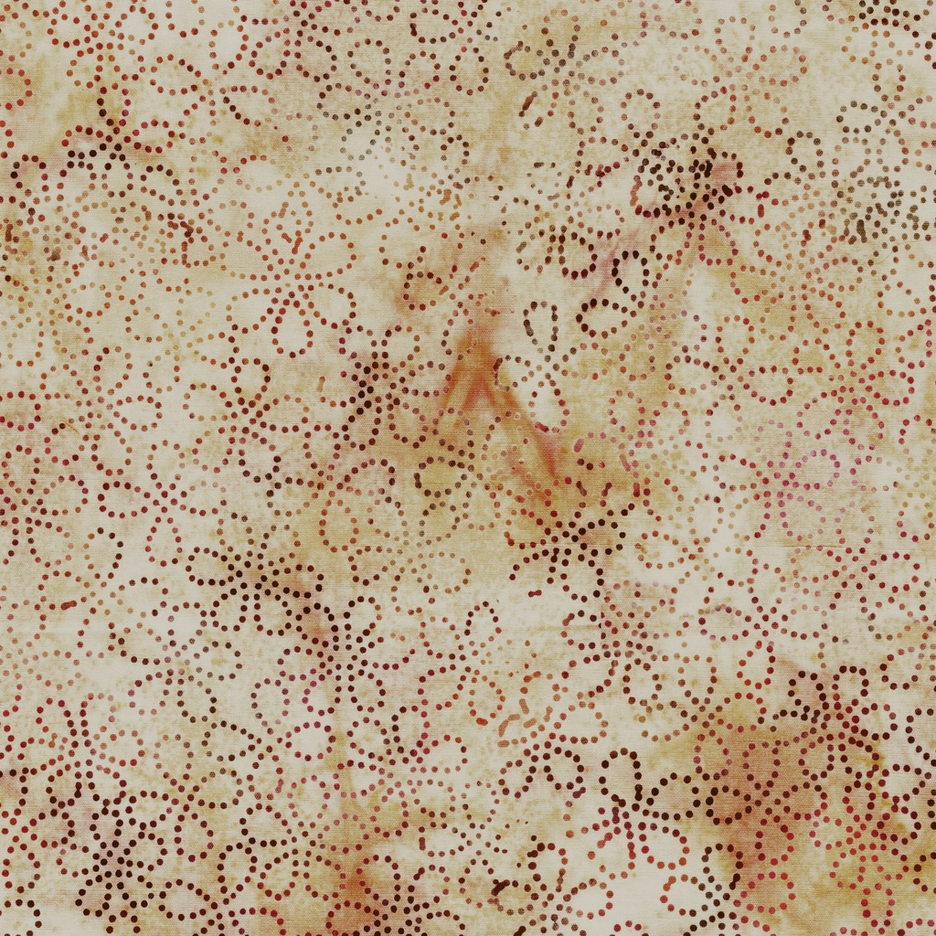 122562839 / Floral Dots Multi Yellow Peach