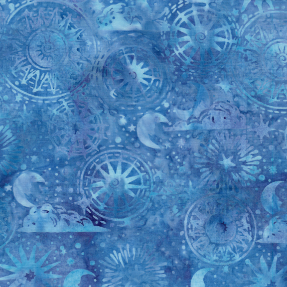 122563540 / Cosmic Shapes Blue Azure