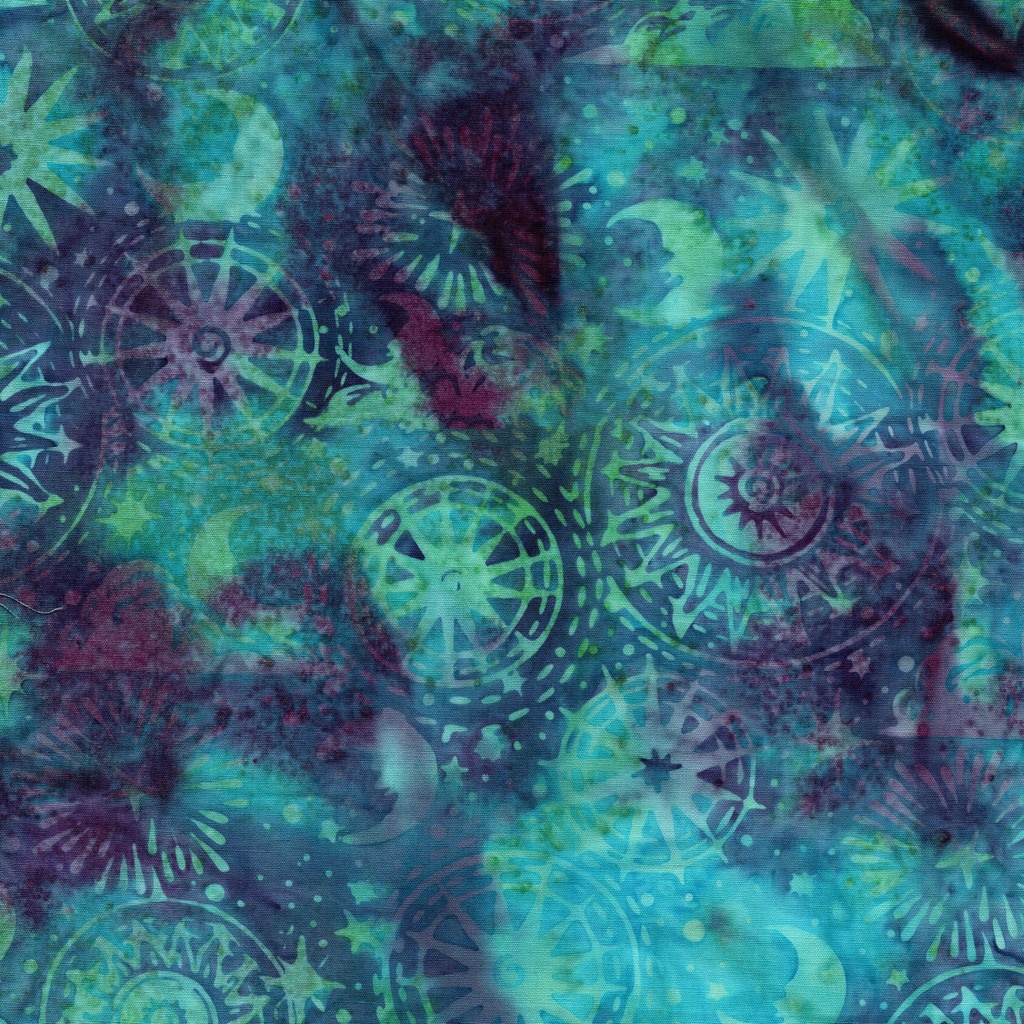 122563829 / Cosmic Shapes Multi Blue Turquoise Purple