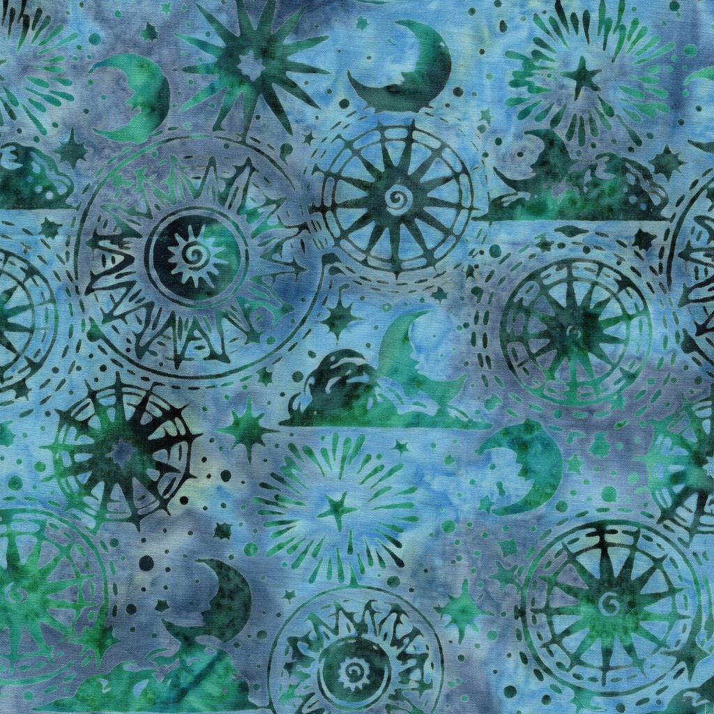 [122563884] 122563884 / Cosmic Shapes Multi Blue Teal