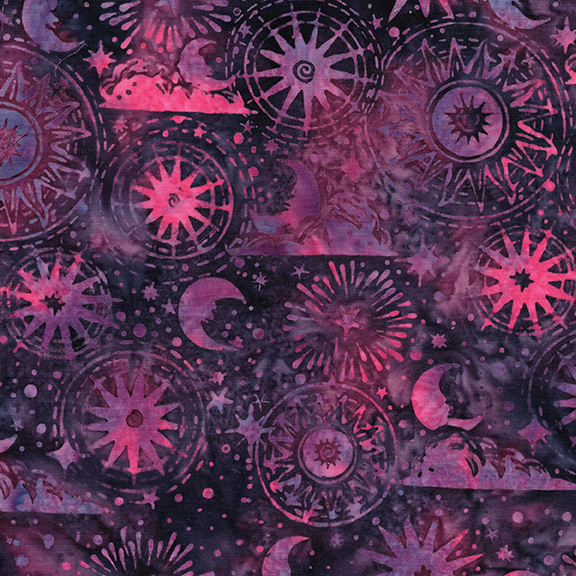 [122563895] 122563895 / Cosmic Shapes Multi Purple Magenta
