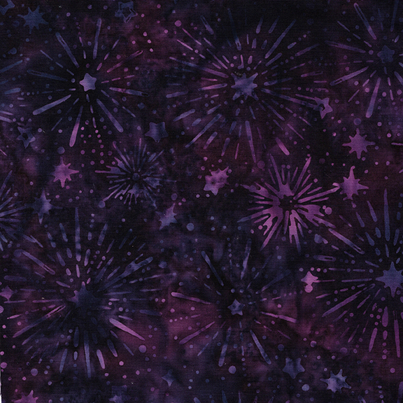 [122564475] 122564475 / Sunburst Stars Purple Eggplant