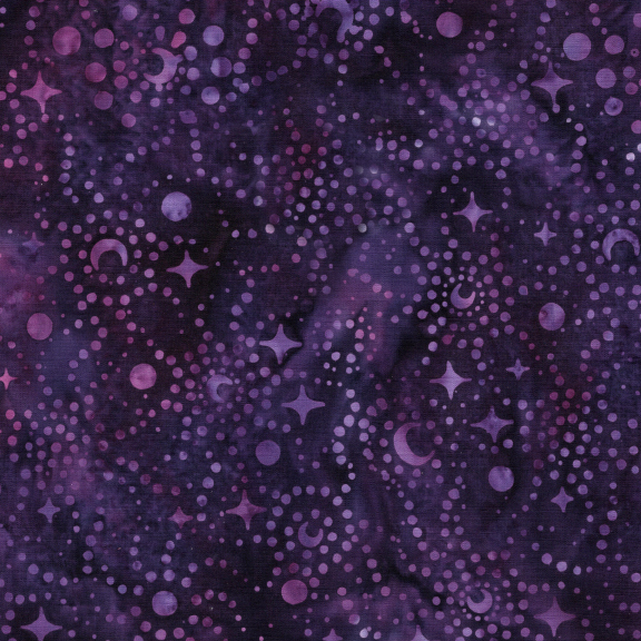 [122565460] 122565460 / Stars and Swirls Purple Hyacinth