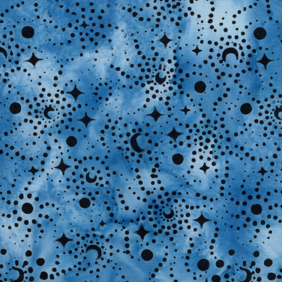 [122565560] 122565560 / Stars and Swirls Blue French Blue
