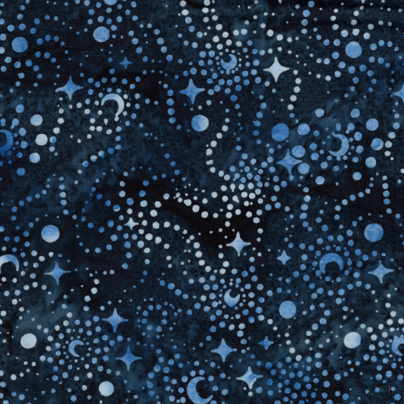 [122565585] 122565585 / Stars and Swirls Blue Navy