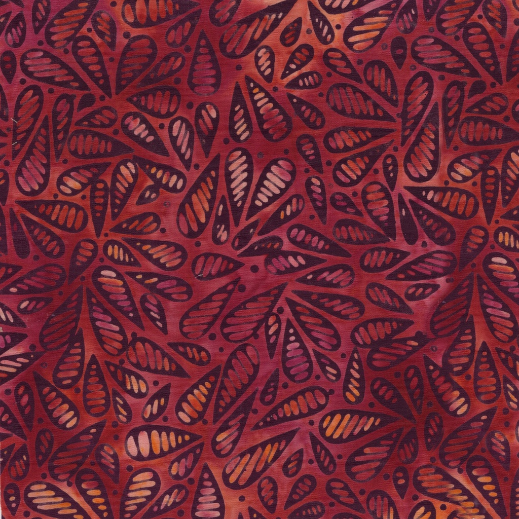 222501390 / Tear Drops Red Burgundy