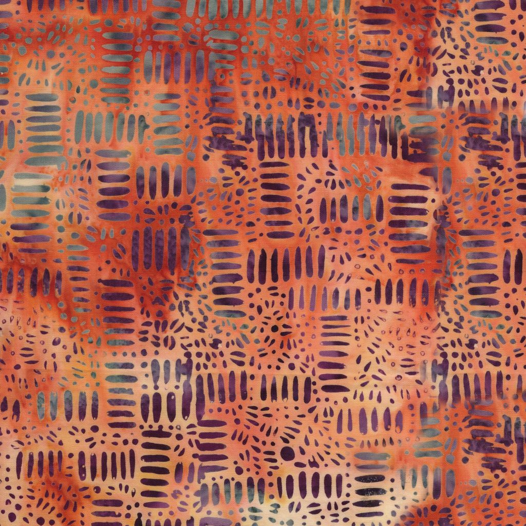 222502815 / Circle Squares Multi Pink Red Vibes