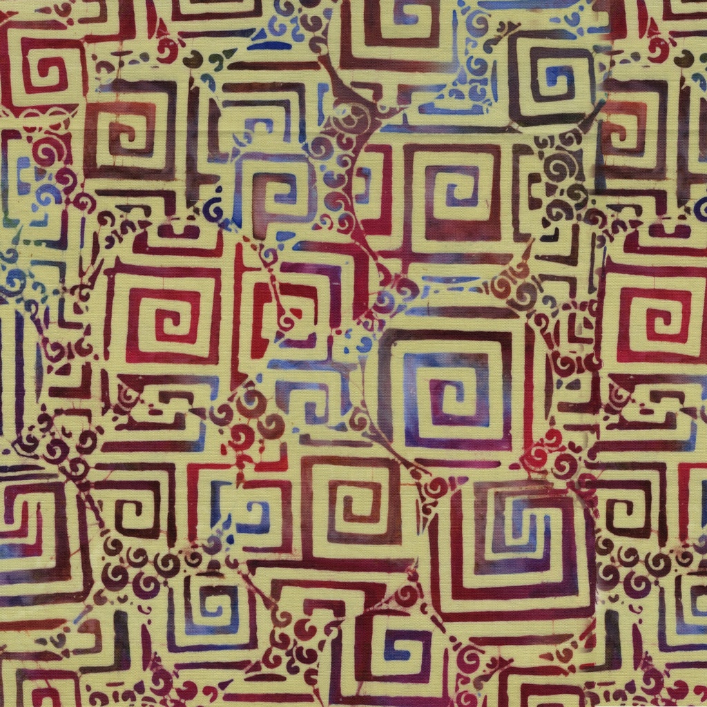 [222504200] 222504200 / Circle Maze Yellow Oatmeal