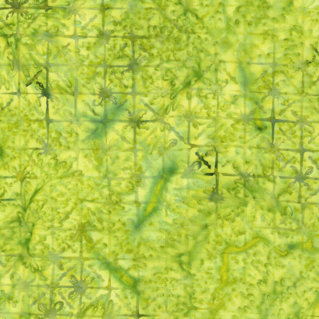 [312603630] 312603630 / Flower Diamonds-Green Lemongrass