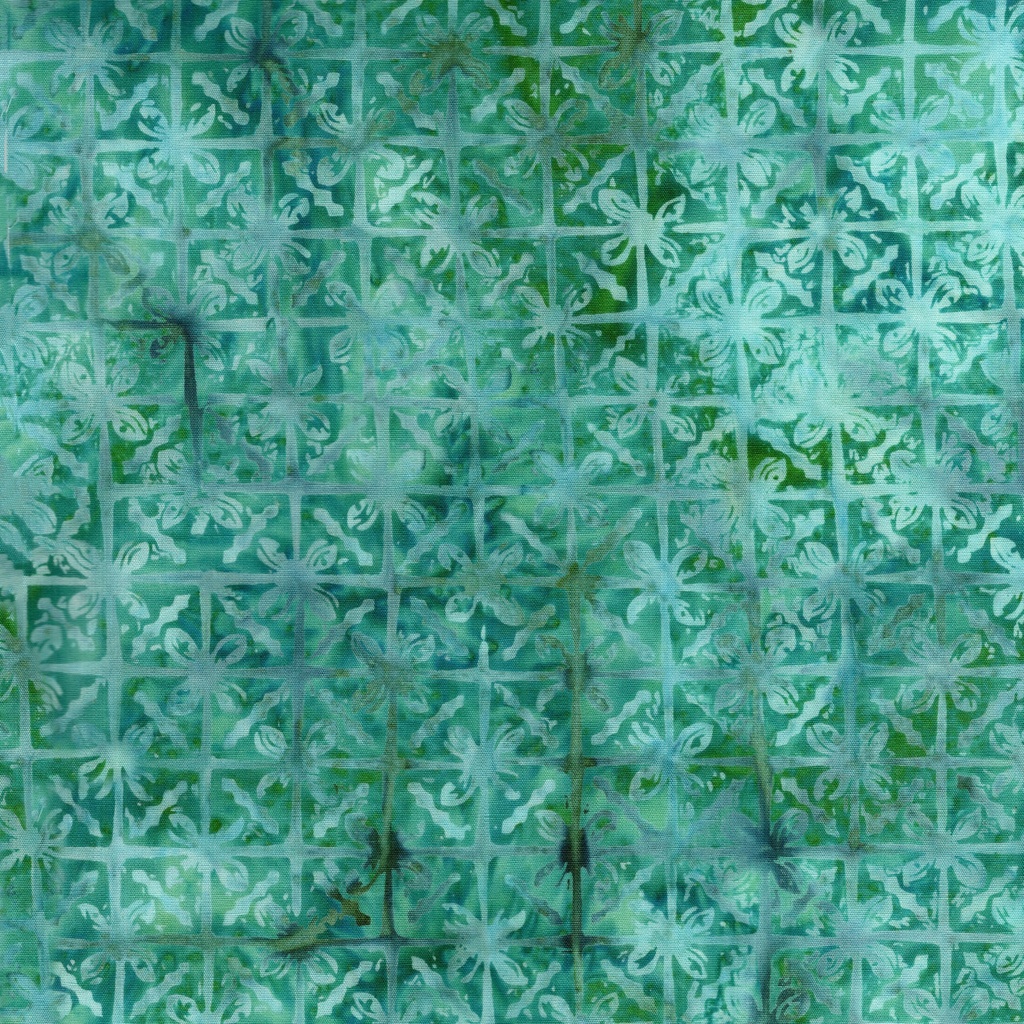 [312603970] 312603970 / Flower Diamonds-Teal Parakeet