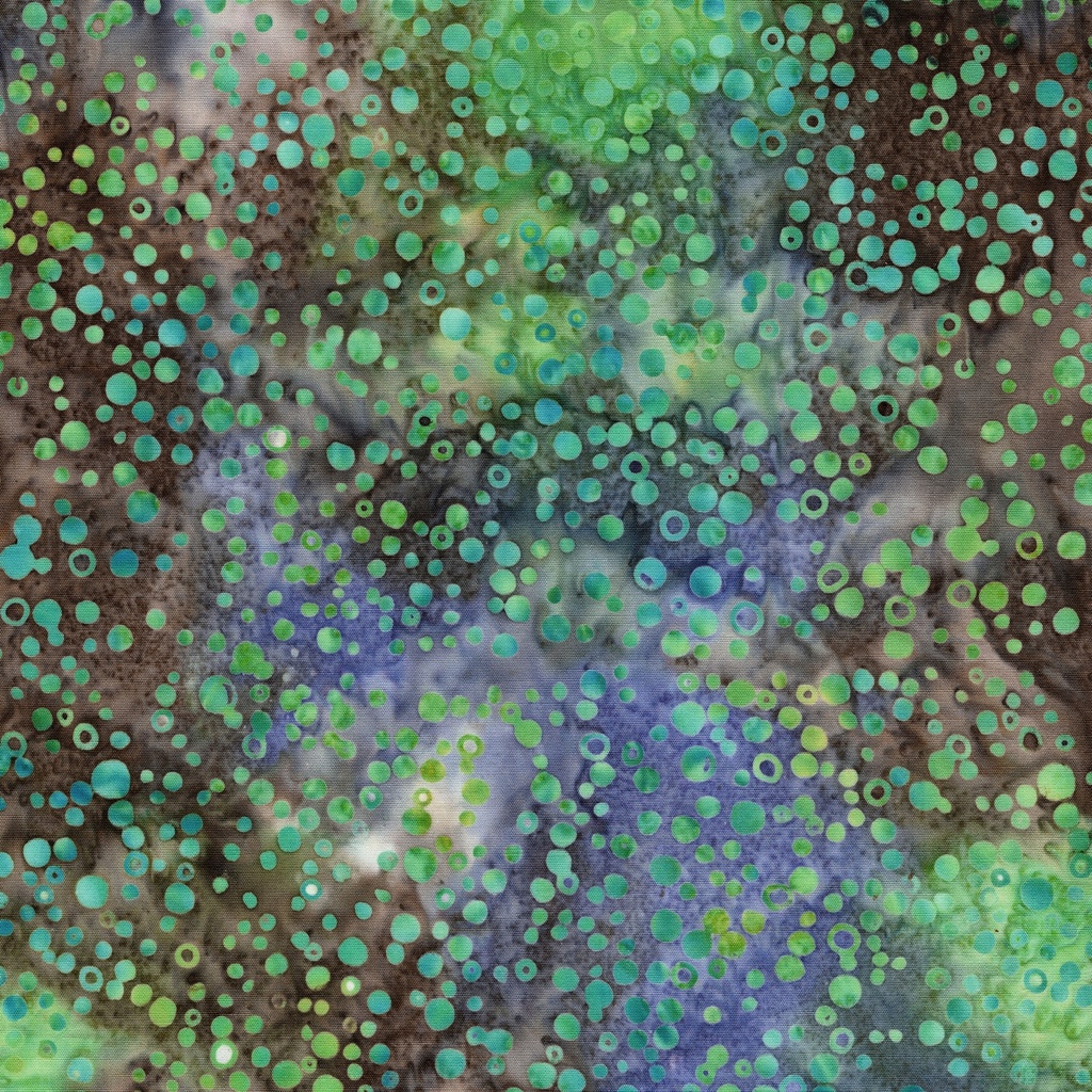 312606856 / Dots and Bubbles--Multi Brown Green Purple
