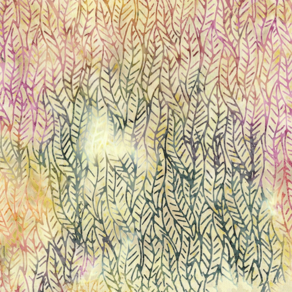 322403203 / Braided Leaves-Yellow Parchment