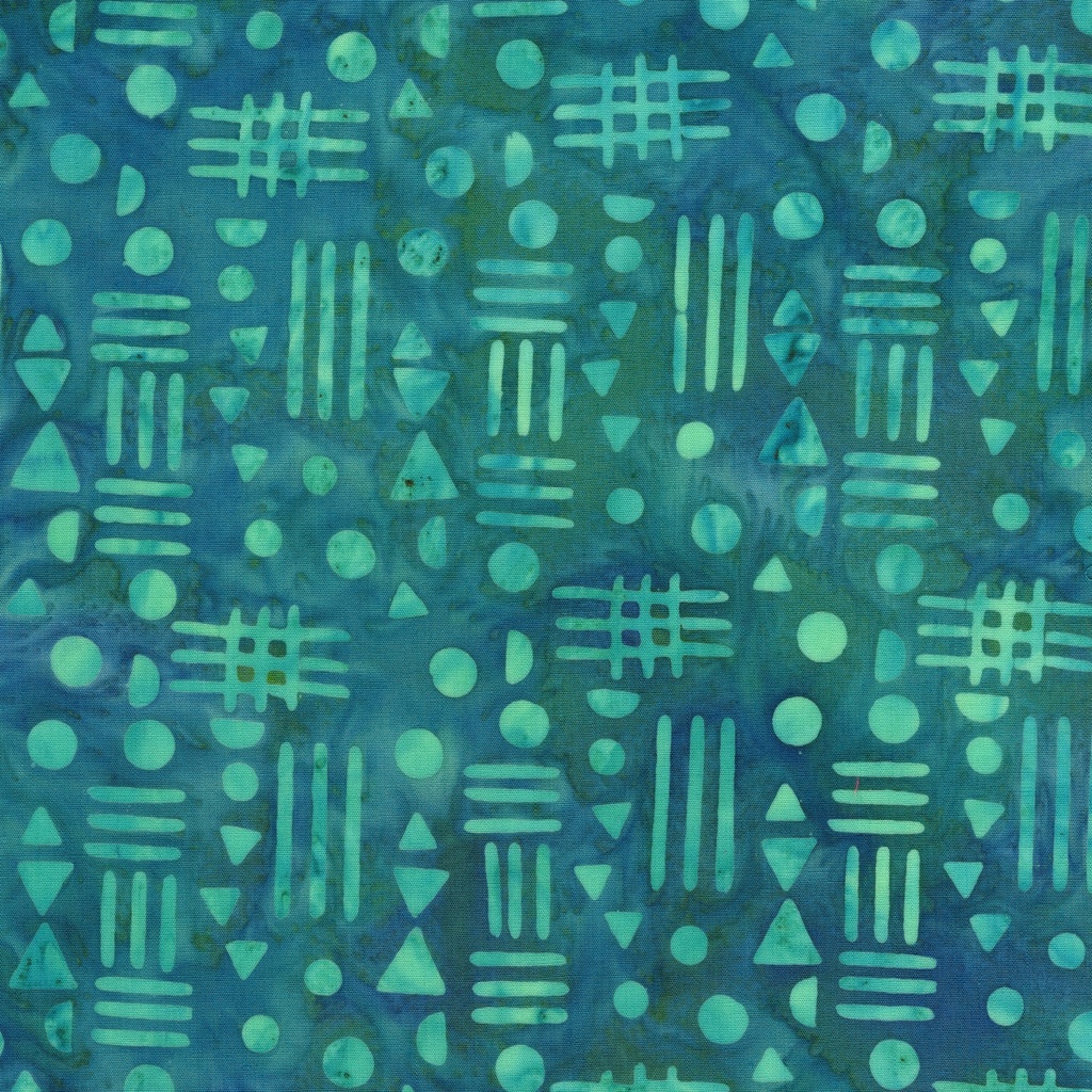 412601970 / Abstract Lines-Teal Parakeet