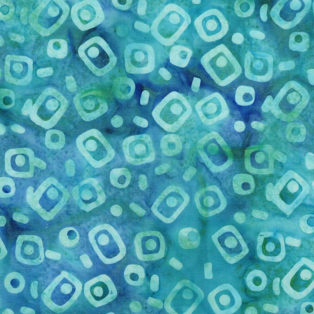 [412602945] 412602945 / Abstract Squares-Teal Cool Water