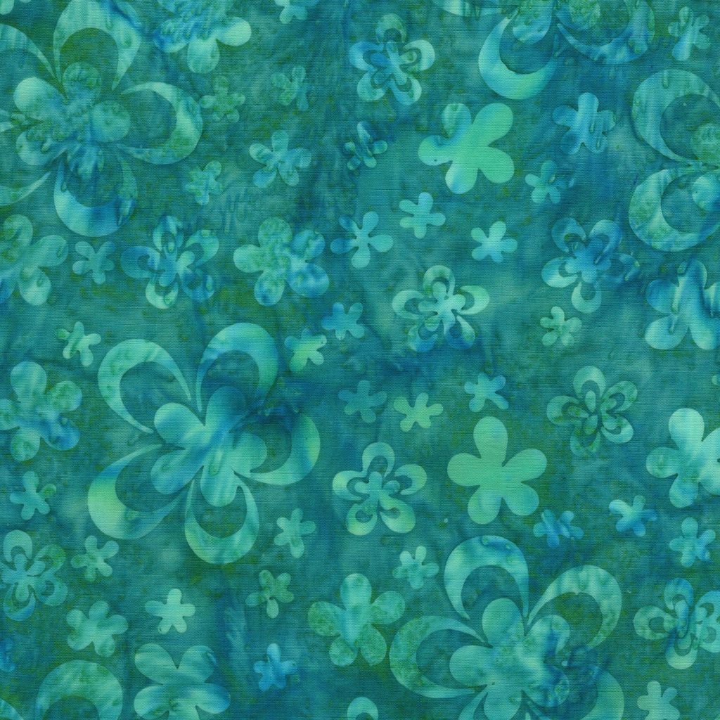 [412604970] 412604970 / Flower Power-Teal Parakeet