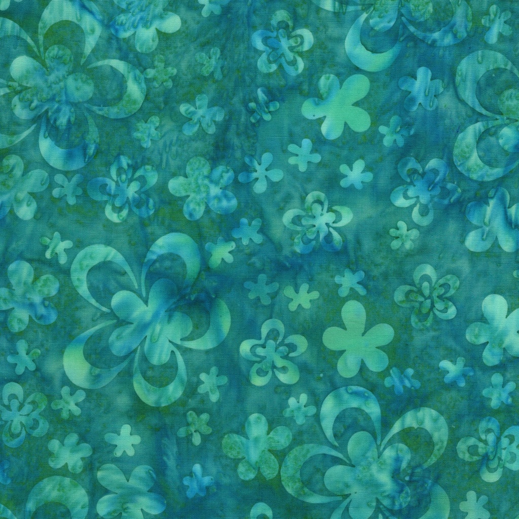 412604970 / Flower Power-Teal Parakeet