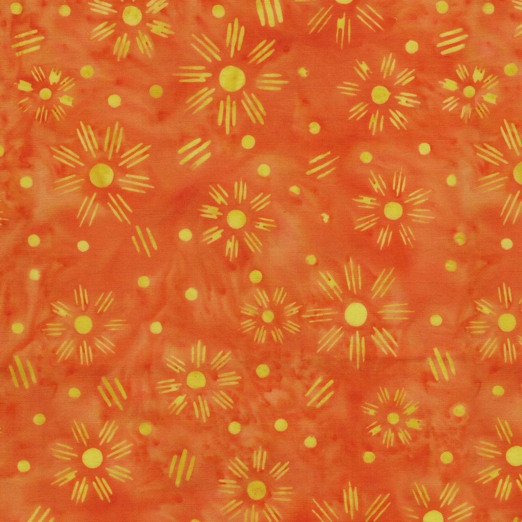 422502266 / Flower Dot Dash Orange Tiger