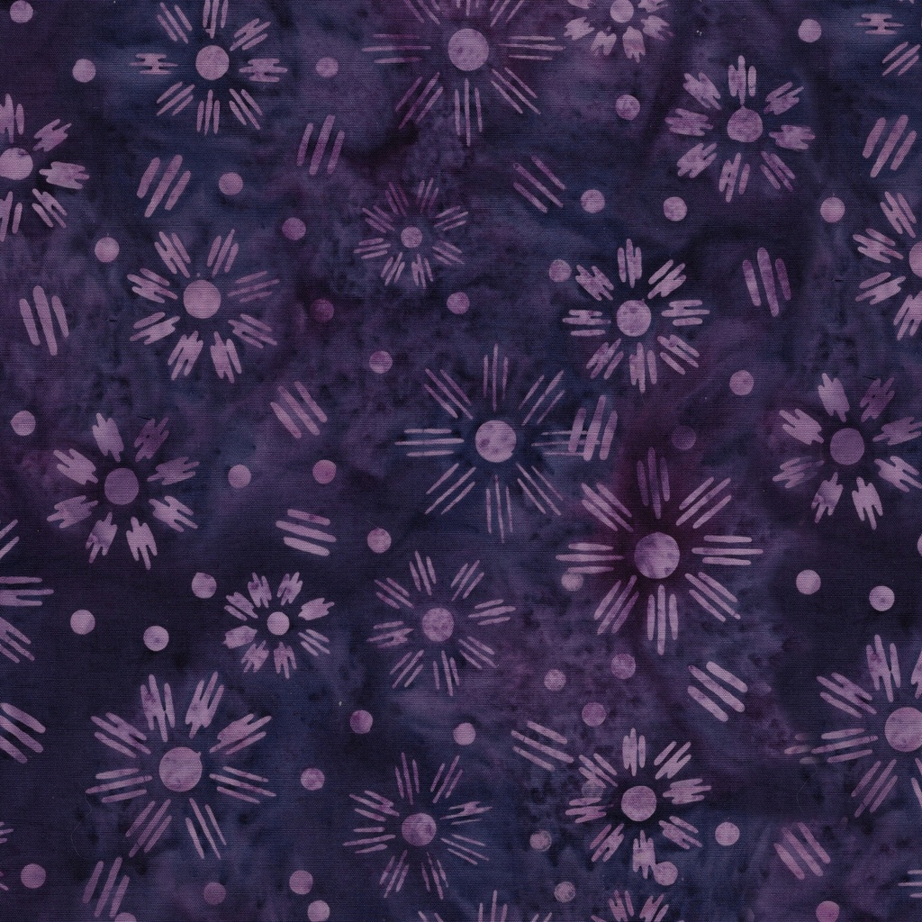422502465 / Flower Dot Dash Purple Regal