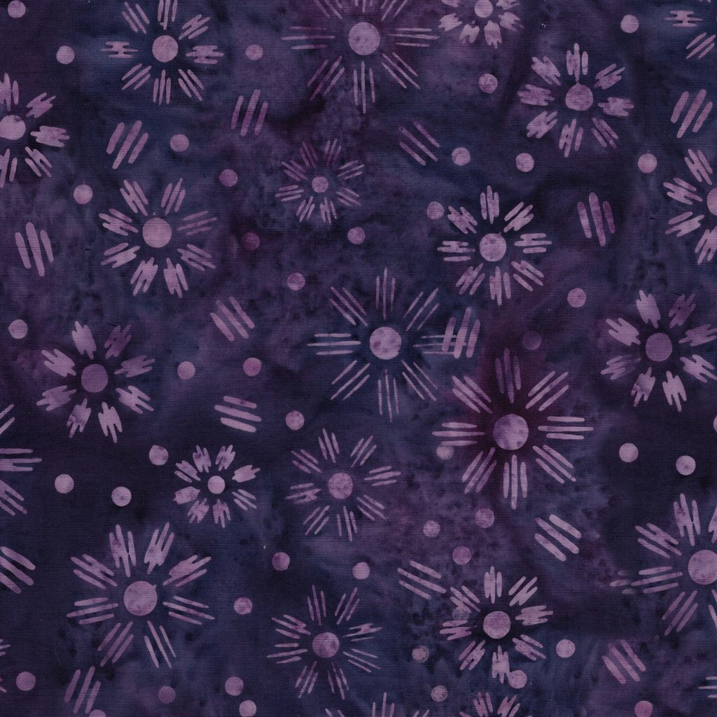 [422502465] 422502465 / Flower Dot Dash Purple Regal