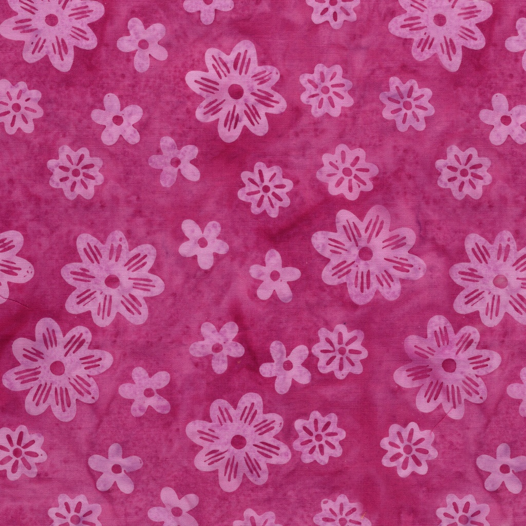 [422503145] 422503145 / Assorted Flowers Pink Raspberry