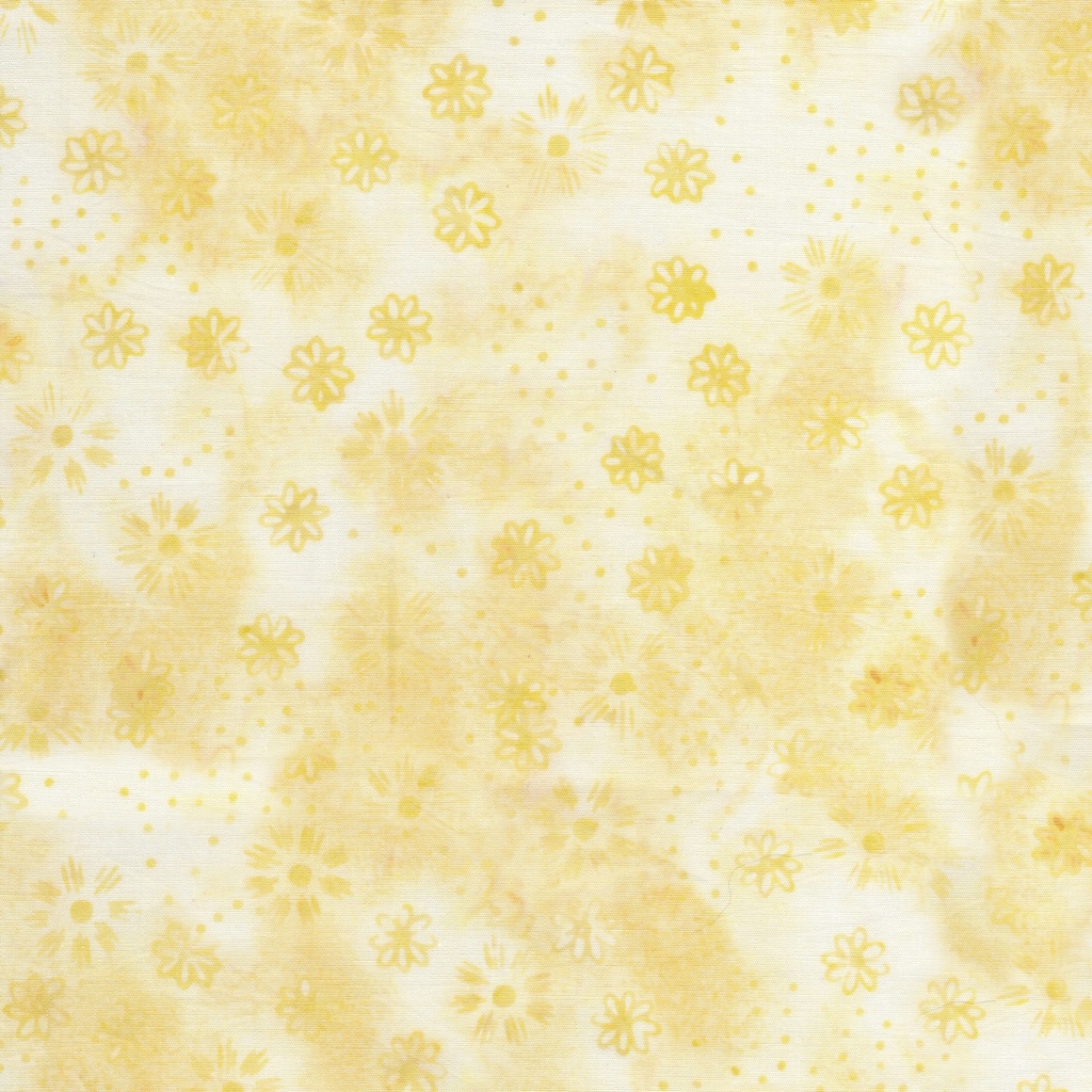 [422505200] 422505200 / Scattered Flowers Yellow Oatmeal