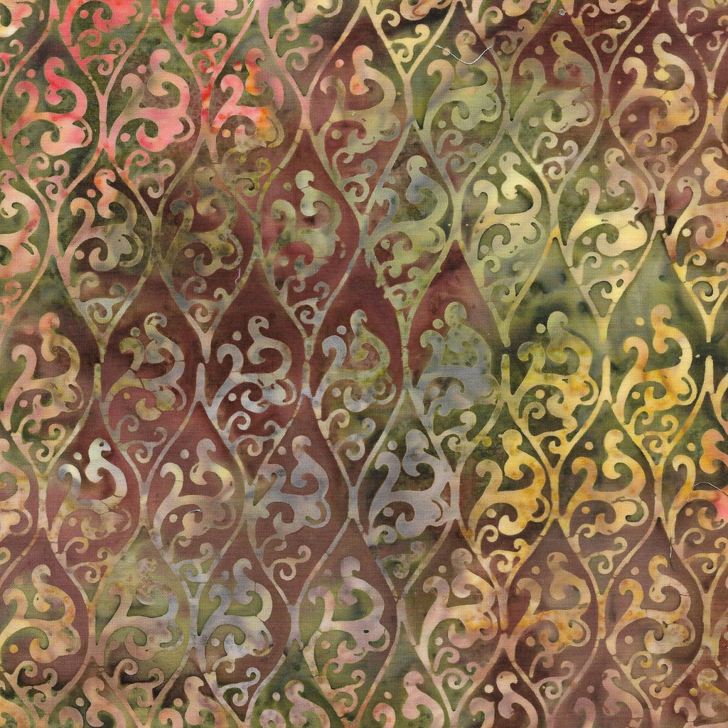 512401835 / Abstract Swirls-Multi Green Brown Pinecone