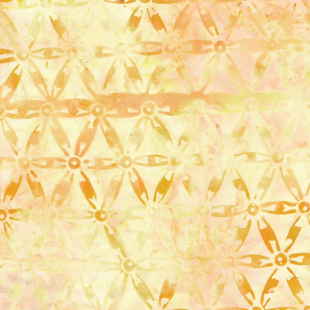 512405203 / Floral Hexies-Yellow Parchment