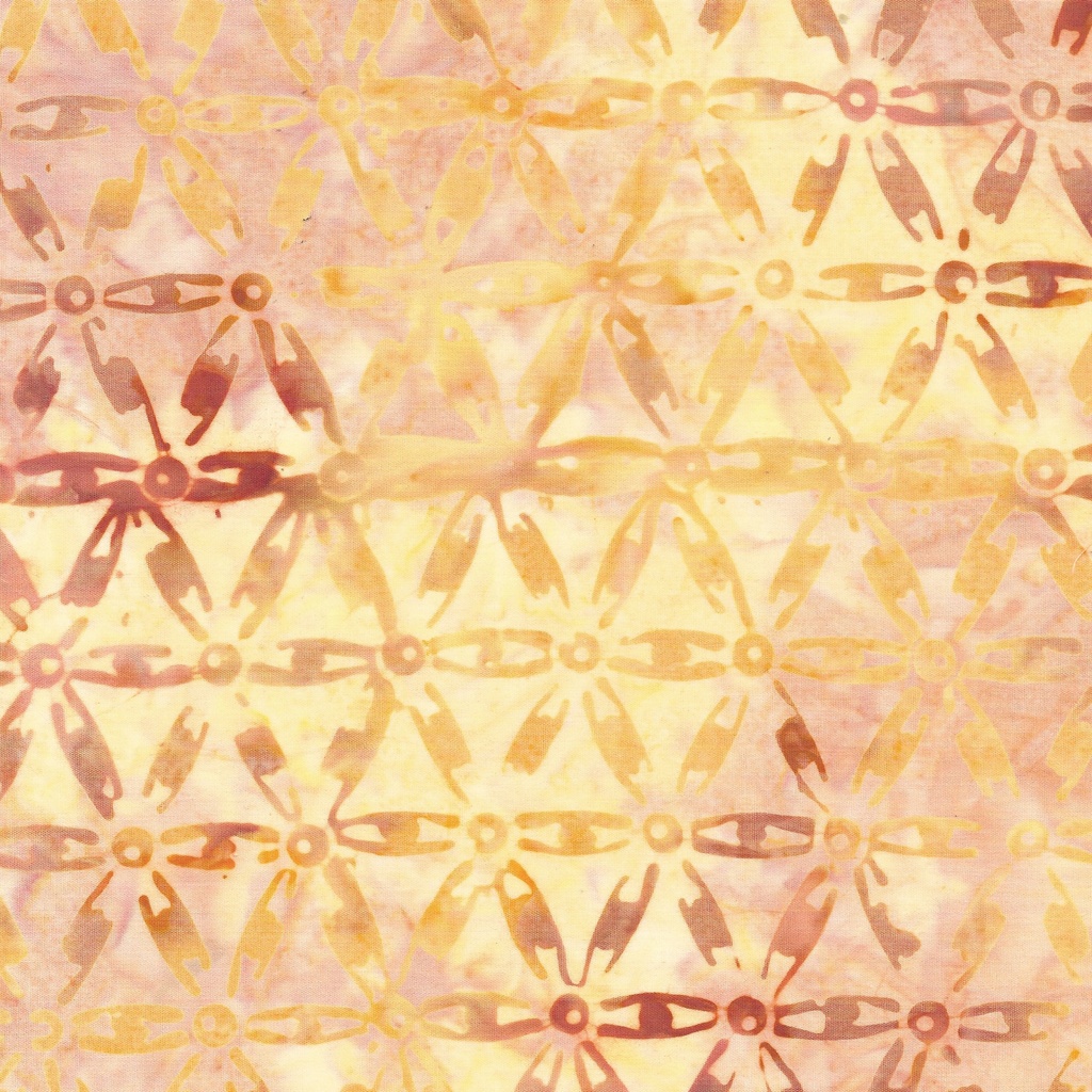 512405801 / Floral Hexies-Multi Pink Yellow