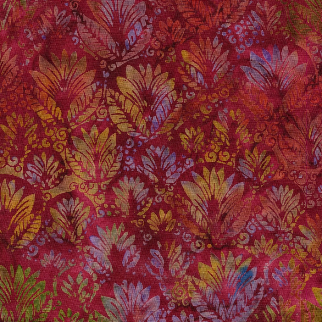 [512505822] 512505822 / Cirlce Leaf-Multi Green Gold Magenta