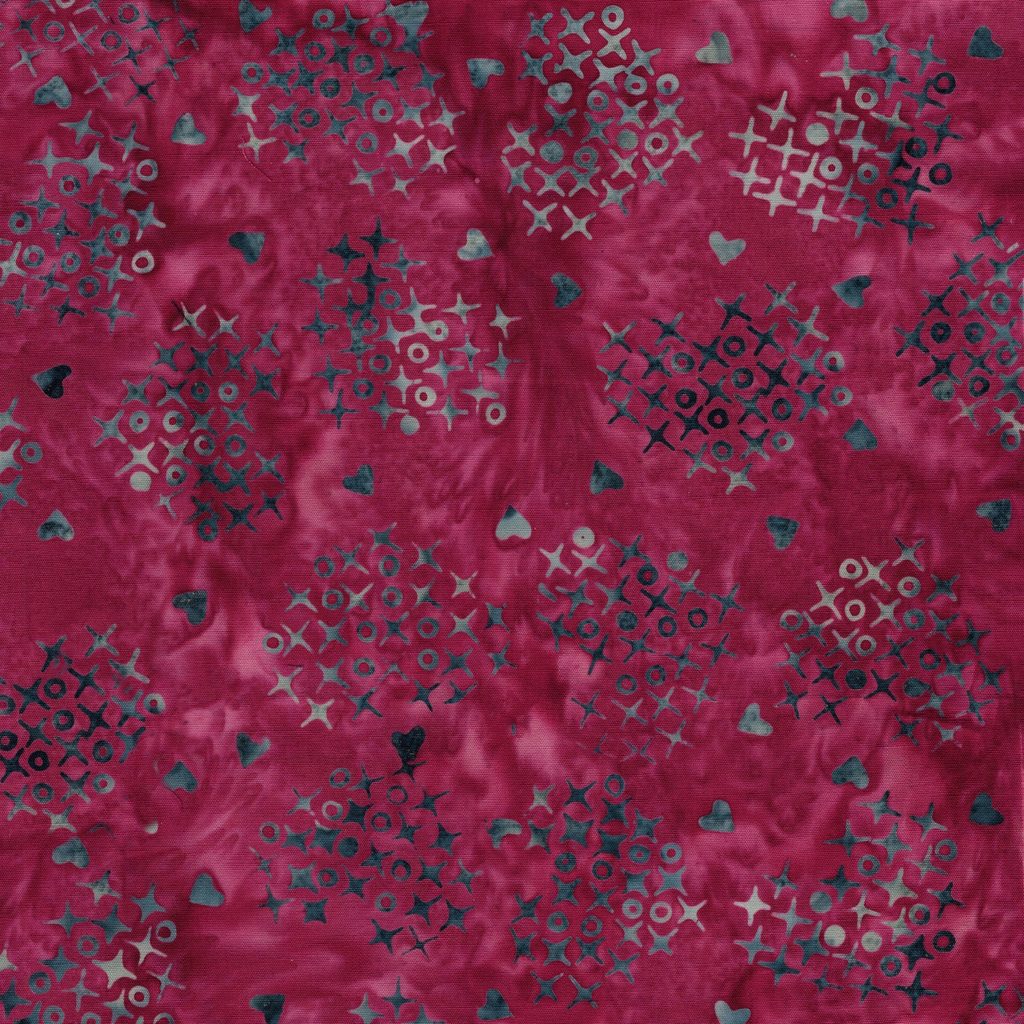 [522503190] 522503190 / Cross Stitch Hearts Pink Pomegranate
