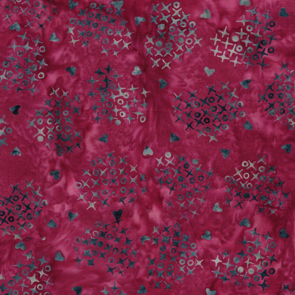 522503190 / Cross Stitch Hearts Pink Pomegranate