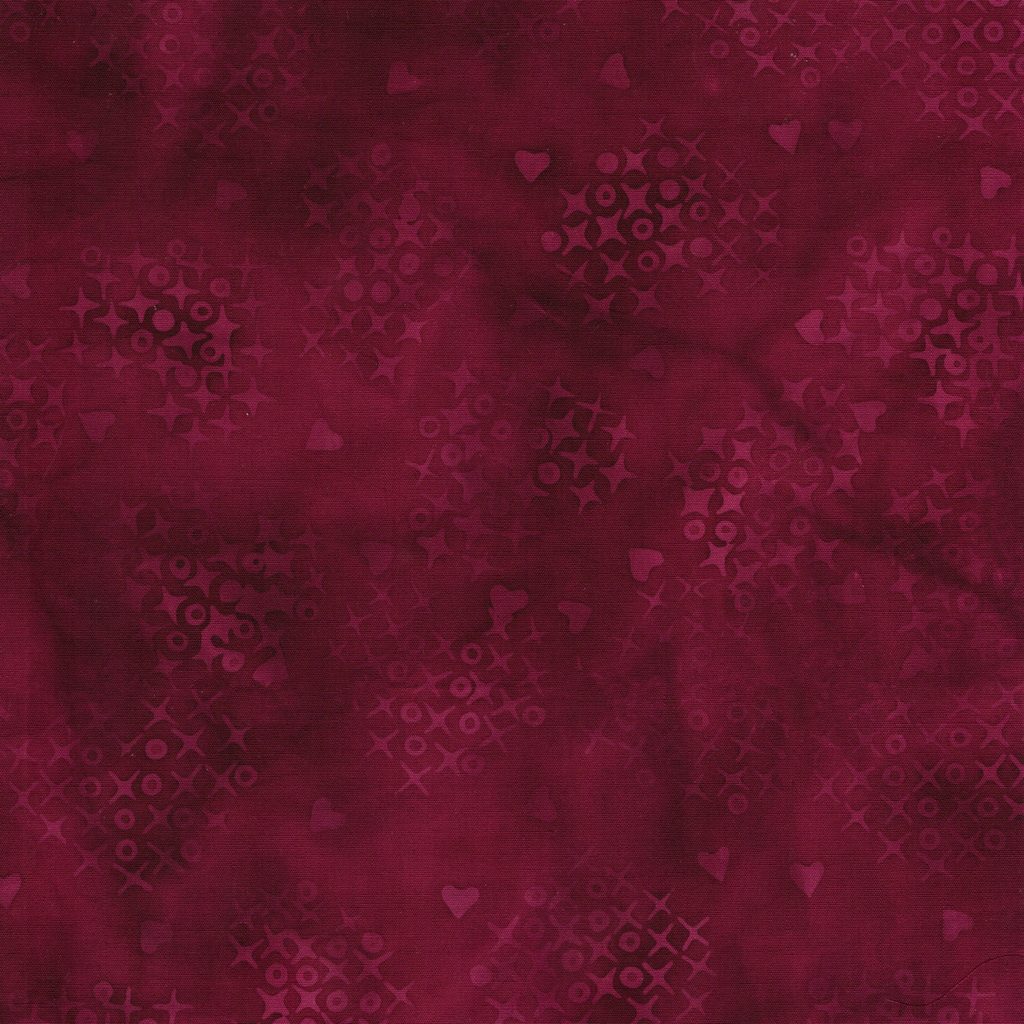[522503390] 522503390 / Cross Stitch Hearts Red Burgundy