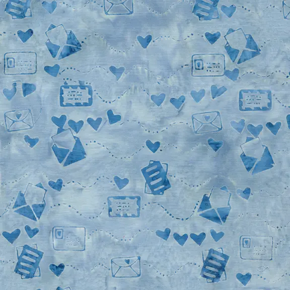 [522506505] 522506505 / Air Mail Love Blue Bluebelle