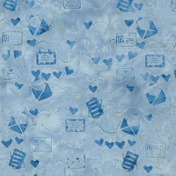 [522506505] 522506505 / Air Mail Love Blue Bluebelle